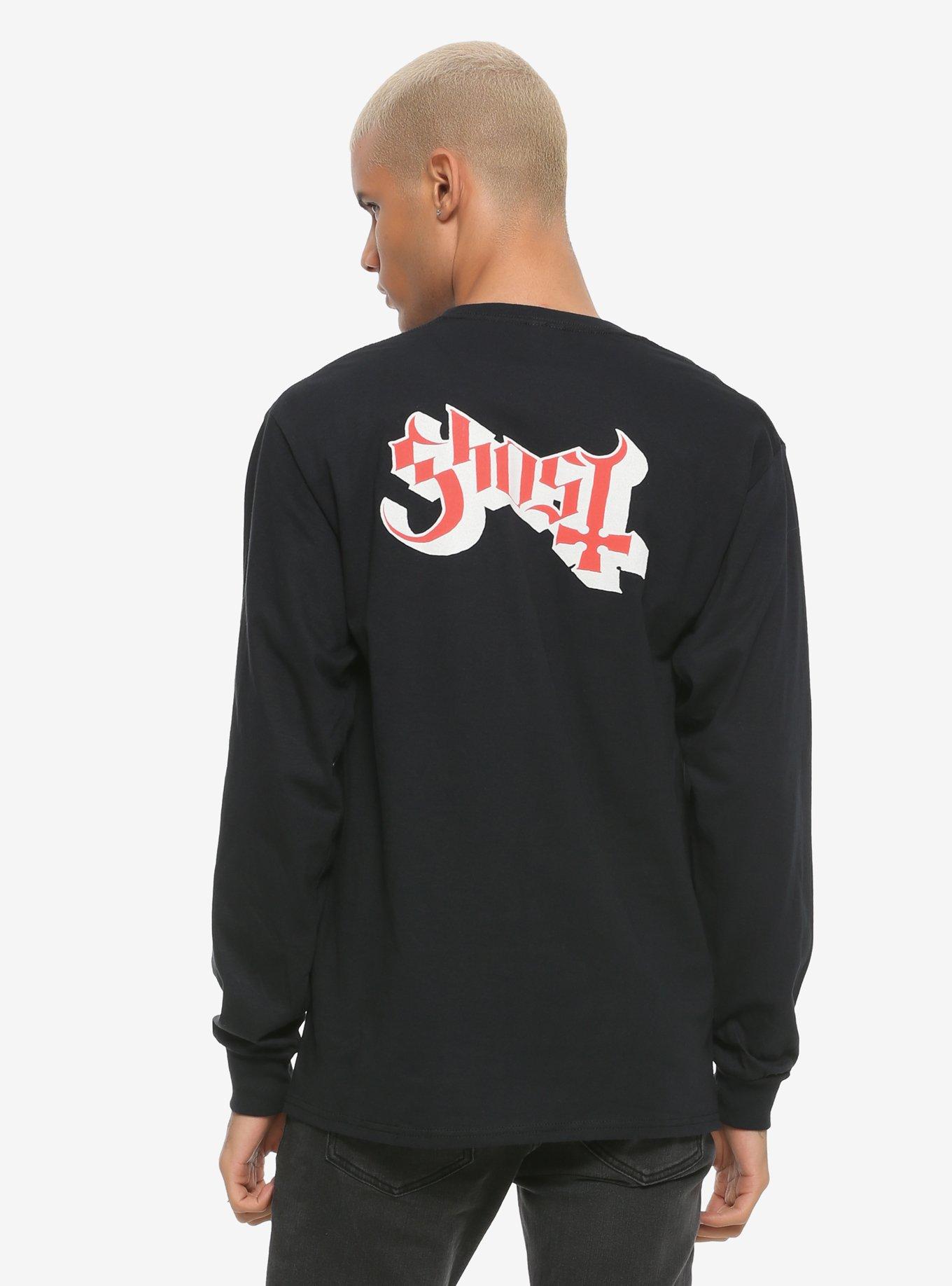 Ghost Black Plague Long-Sleeve T-Shirt, BLACK, alternate