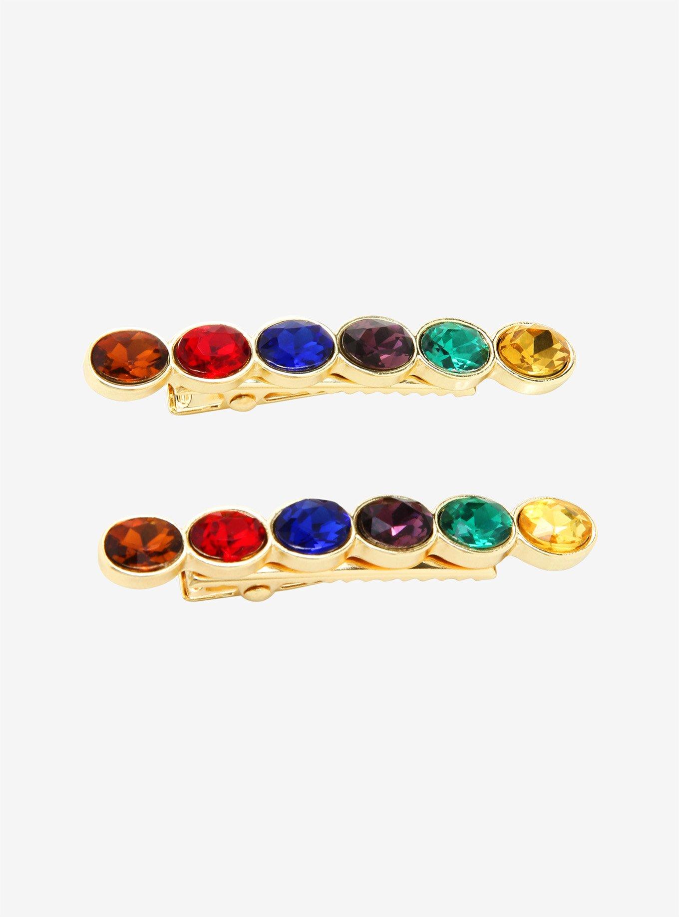 Marvel Avengers: Endgame Infinity Stones Hair Clip Set - BoxLunch Exclusive, , alternate