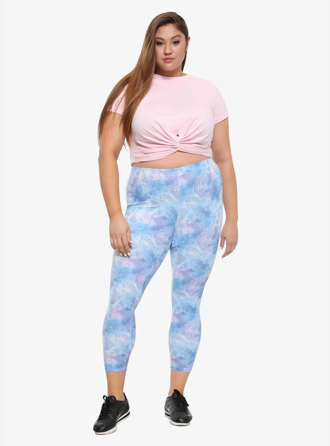 Her Universe Disney Frozen 2 Watercolor Leggings Plus Size, , alternate