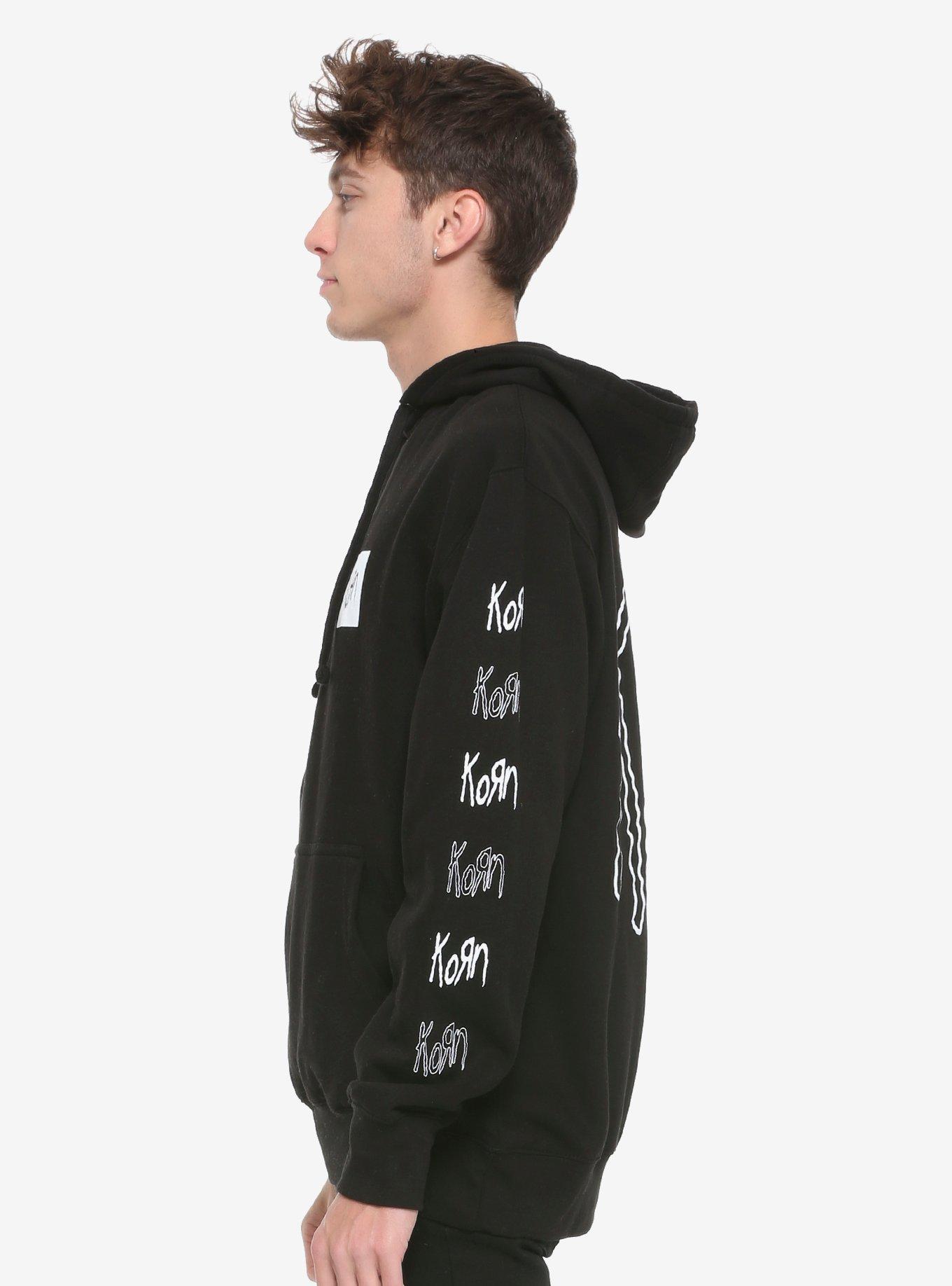 Korn Logo Hoodie, BLACK, alternate