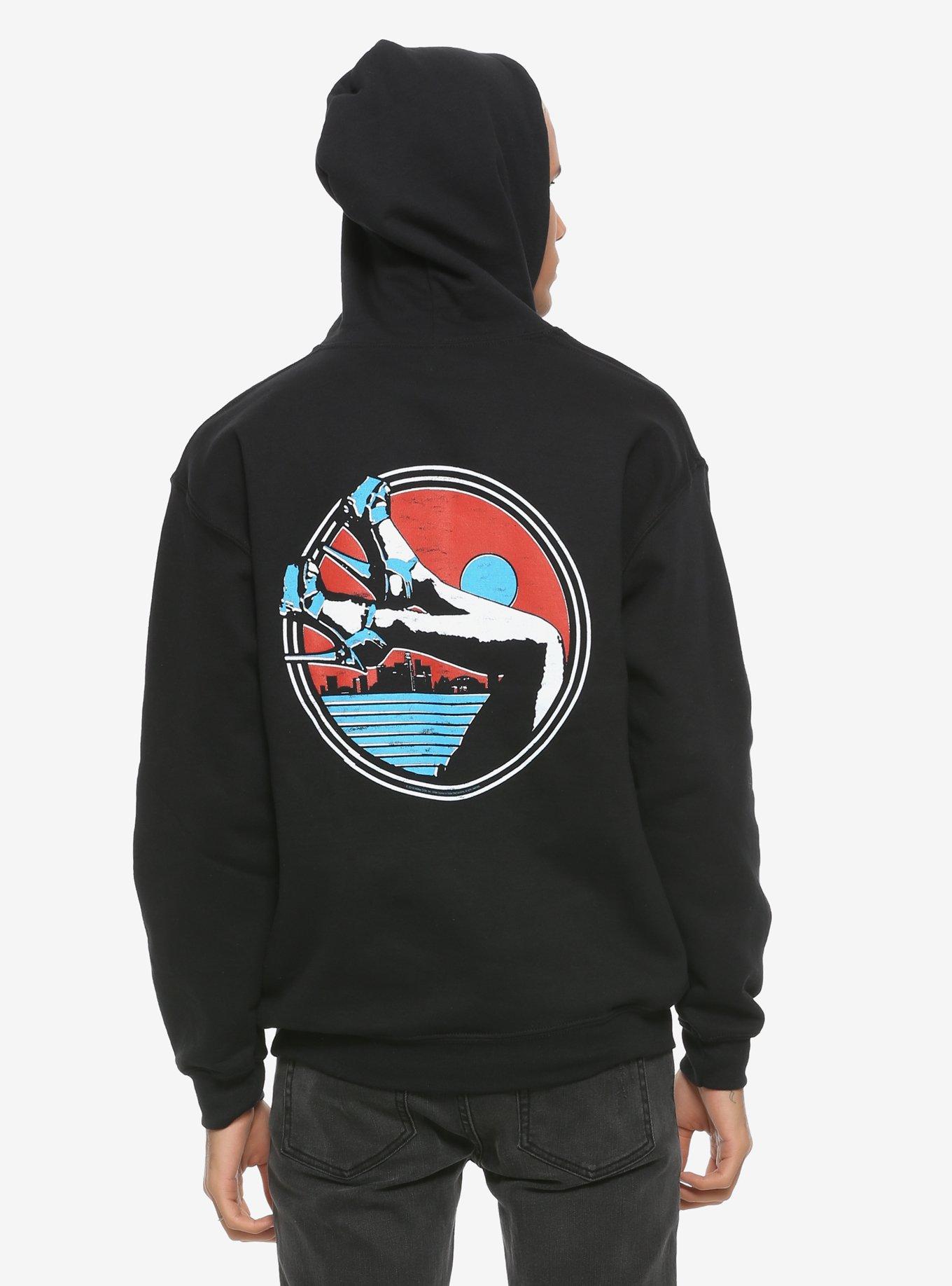 Motley Crue Girls Girls Girls Logo Hoodie, BLACK, alternate