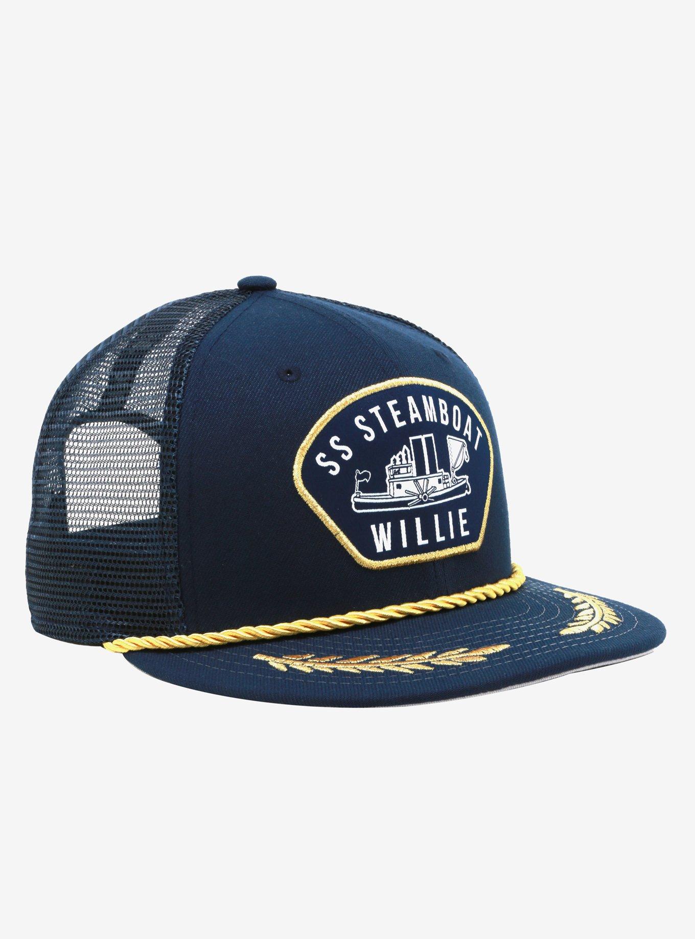 New Era Disney Mickey Mouse Steamboat Willie Snapback Cap - BoxLunch Exclusive, , alternate