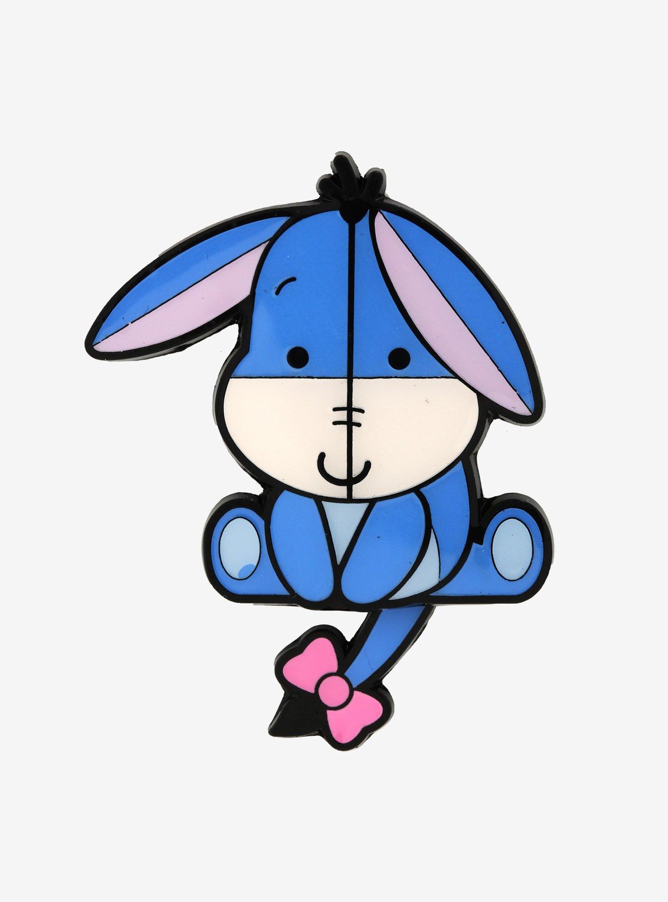 Loungefly Disney Winnie the Pooh Eeyore Chibi Moving Enamel Pin - BoxLunch Exclusive, , alternate