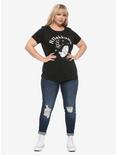 Rilakkuma Astronaut Girls T-Shirt Plus Size, BLACK, alternate