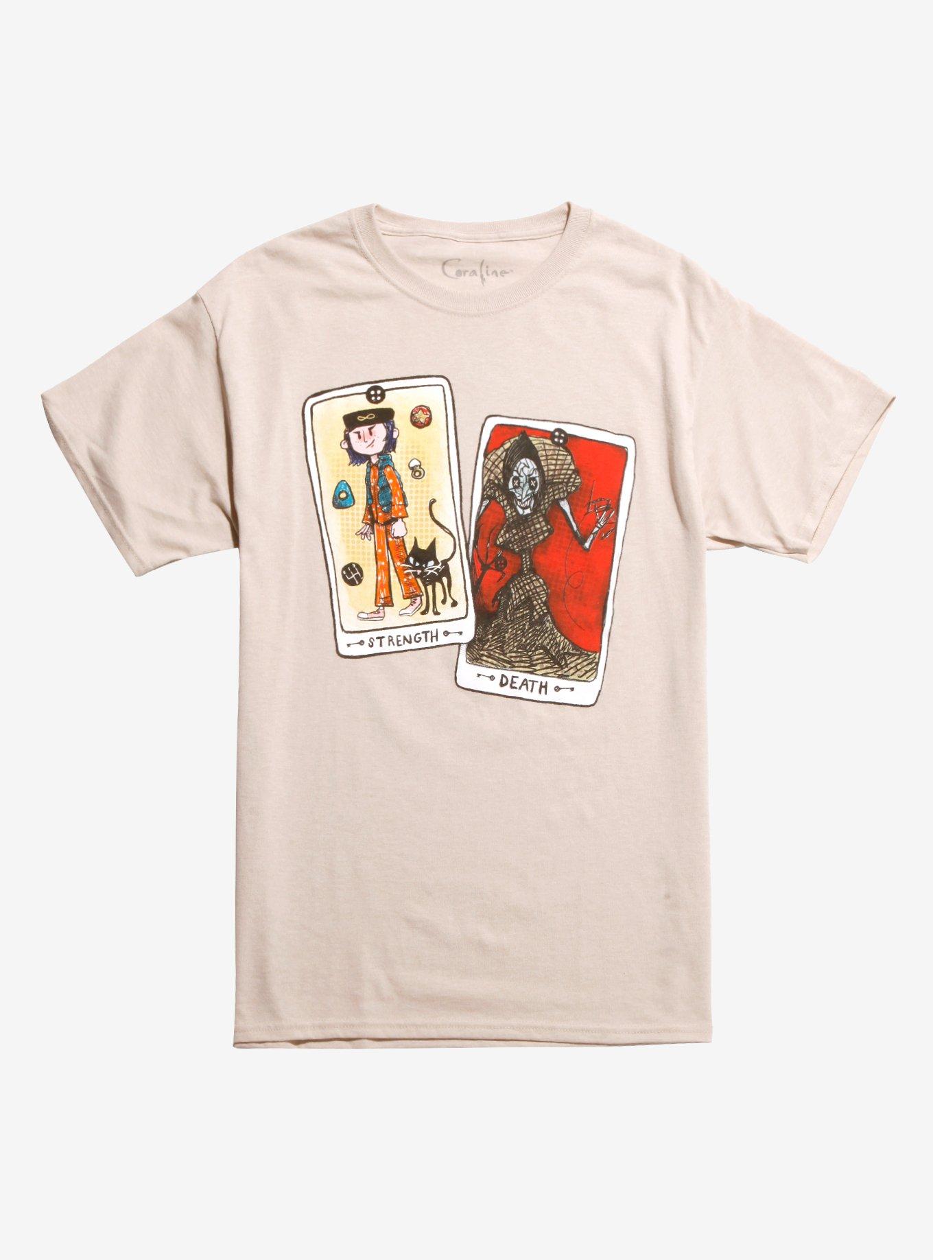 Coraline Tarot Cards T-Shirt, MULTI, alternate