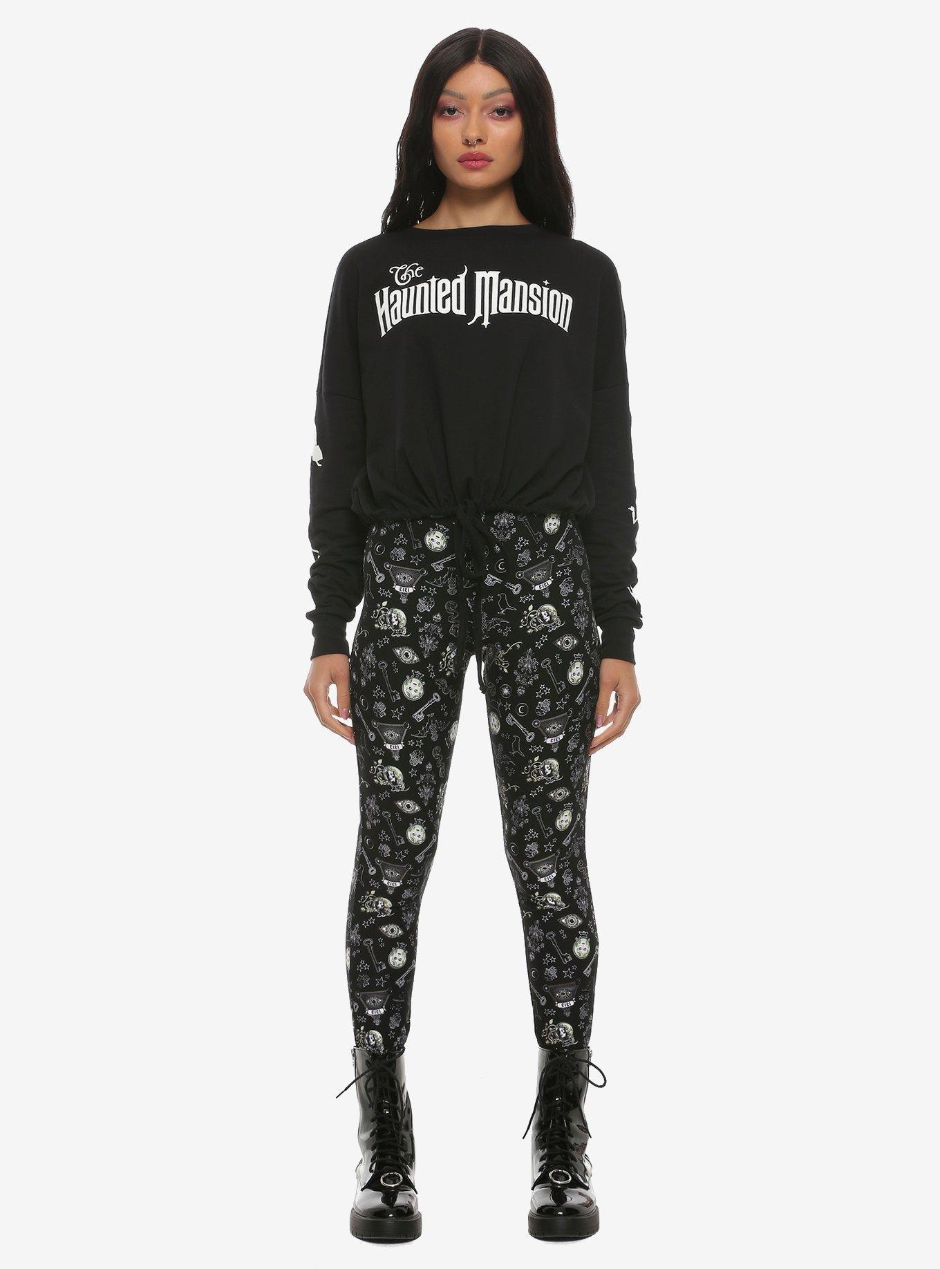 Her Universe Disney The Haunted Mansion Glow-In-The-Dark Icon Leggings, MULTI, alternate
