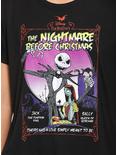 The Nightmare Before Christmas Poster Tie-Front Girls T-Shirt, MULTI, alternate
