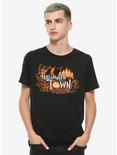 The Nightmare Before Christmas Halloween Town Title T-Shirt, ORANGE, alternate
