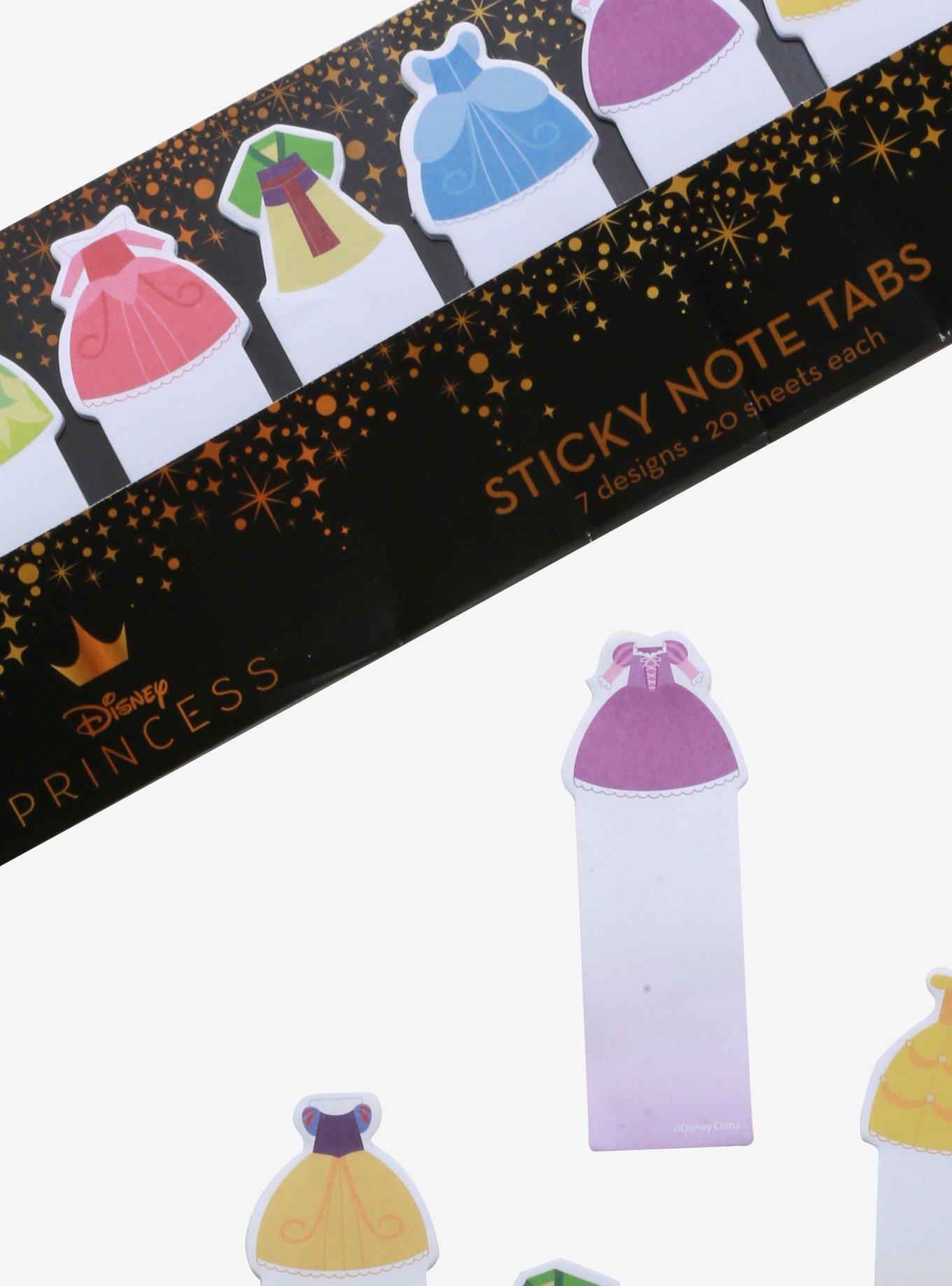 Disney Princess Dresses Sticky Note Tabs - BoxLunch Exclusive, , alternate