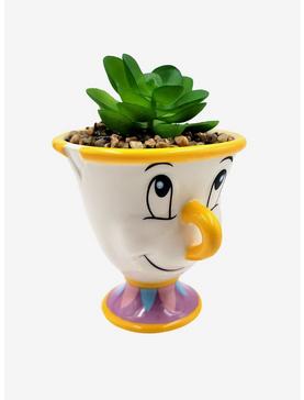 Disney Beauty and the Beast Chip Faux Succulent Planter, , hi-res
