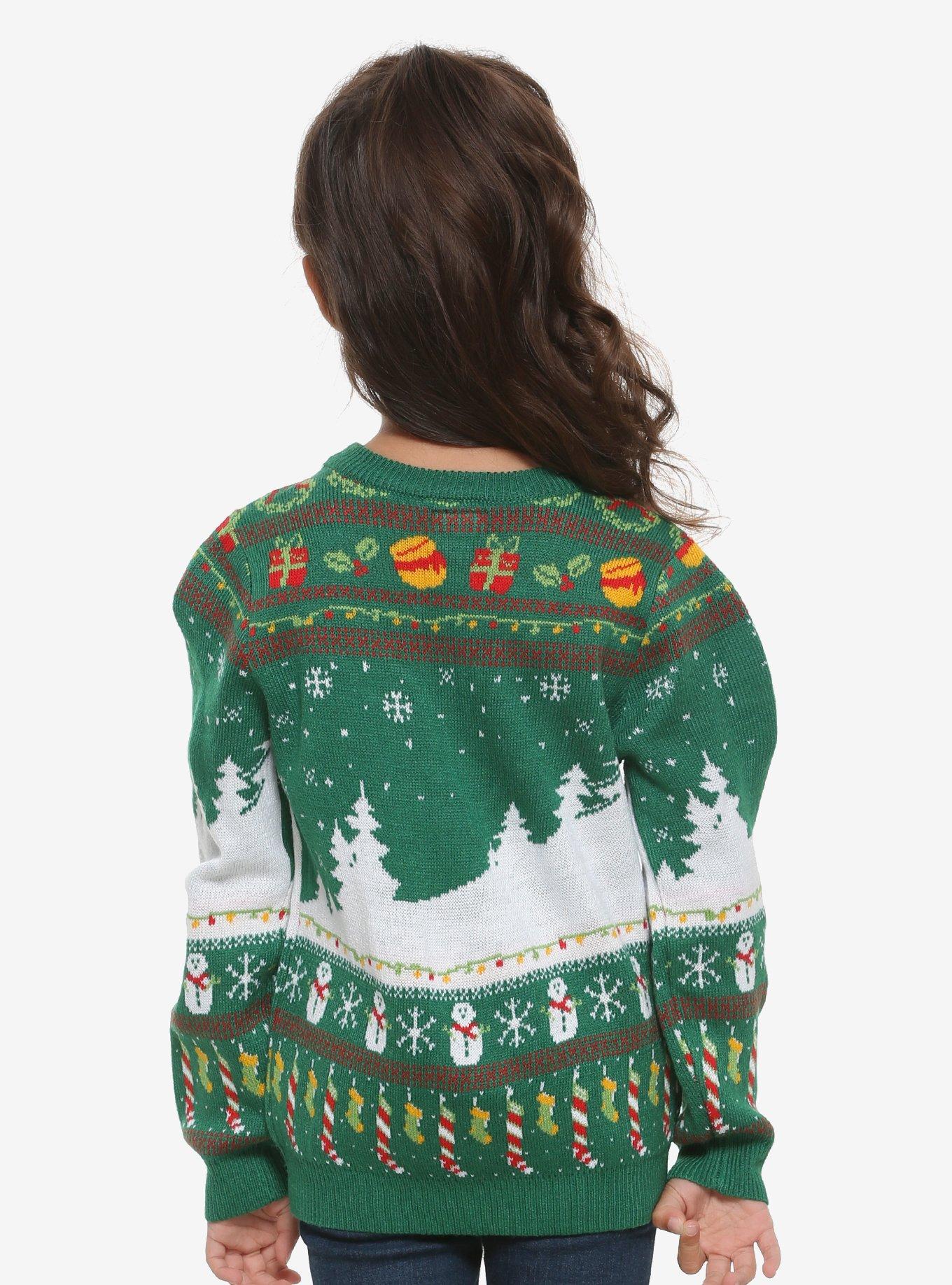 Disney Winnie the Pooh Toddler Ugly Holiday Sweater - BoxLunch Exclusive, , alternate