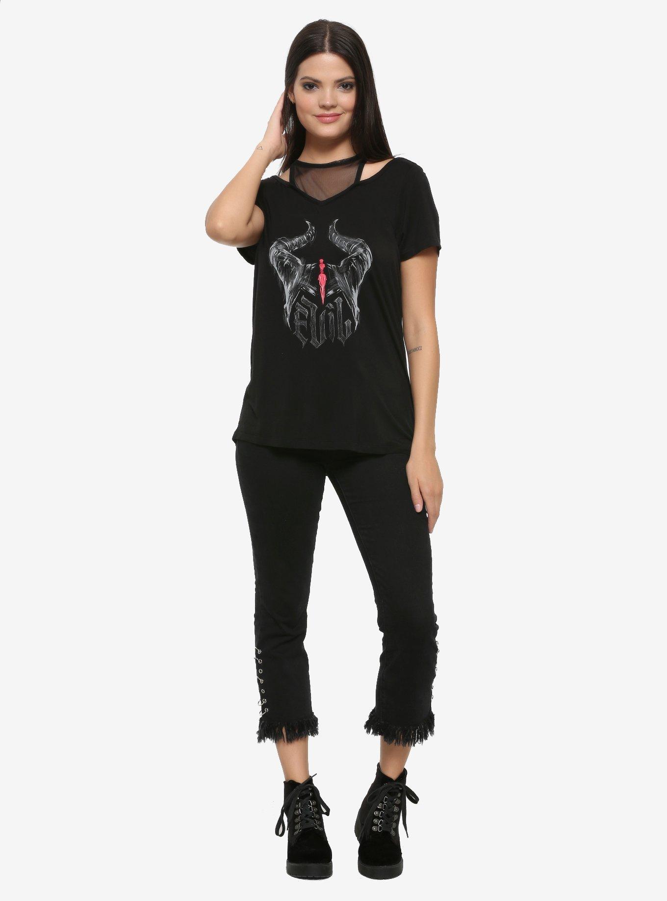 Her Universe Disney Maleficent: Mistress Of Evil Horns Top, , alternate