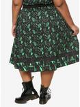 Universal Monsters Frankenstein Swing Skirt Plus Size, BLACK, alternate