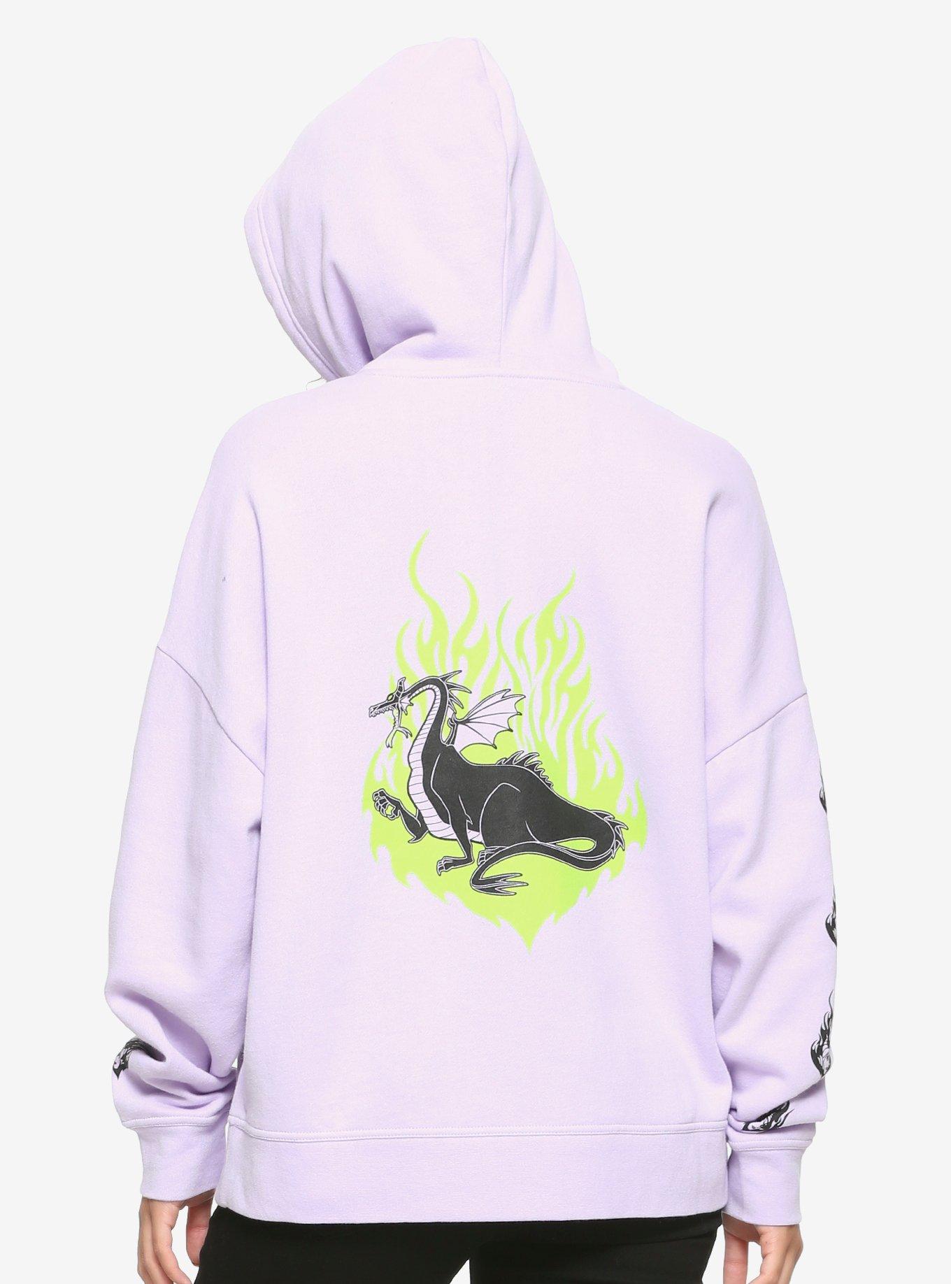 Our Universe Disney Maleficent Dragon Flames Women's Hoodie - BoxLunch Exclusive, , alternate