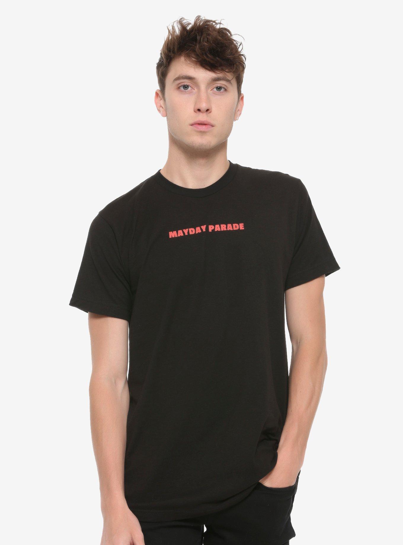 Mayday Parade Broken Glass T-Shirt, BLACK, alternate