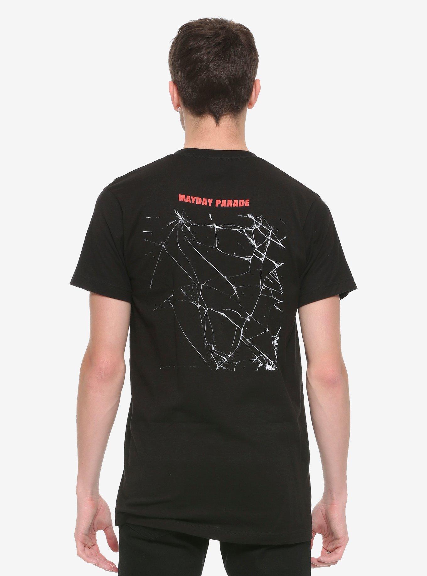 Mayday Parade Broken Glass T-Shirt, BLACK, alternate