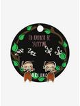 Sloth Stud Earring Set - BoxLunch Exclusive, , alternate