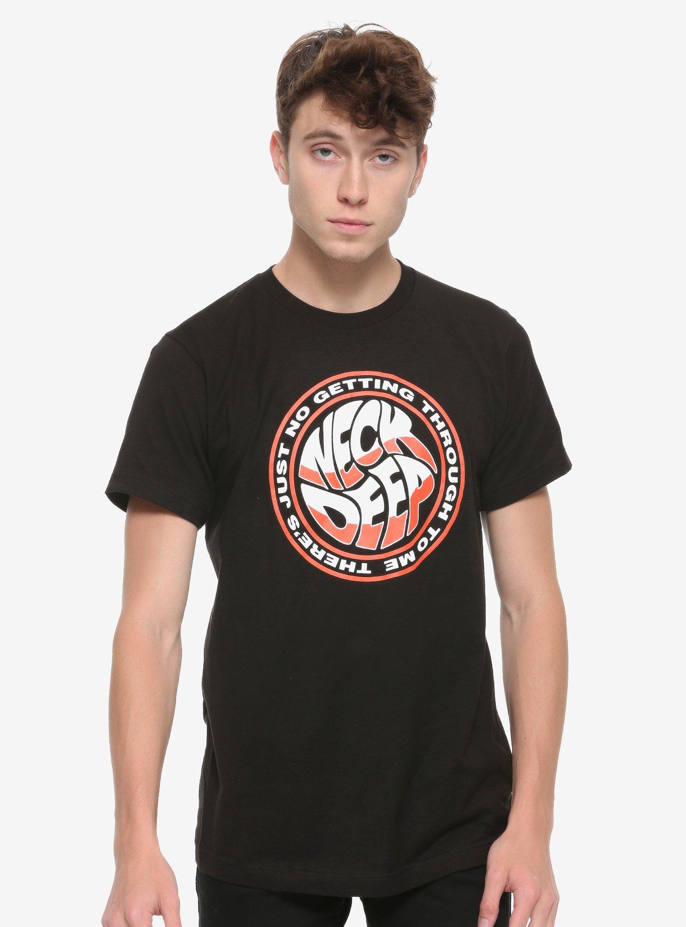 Neck Deep Motion Sickness T-Shirt, BLACK, alternate