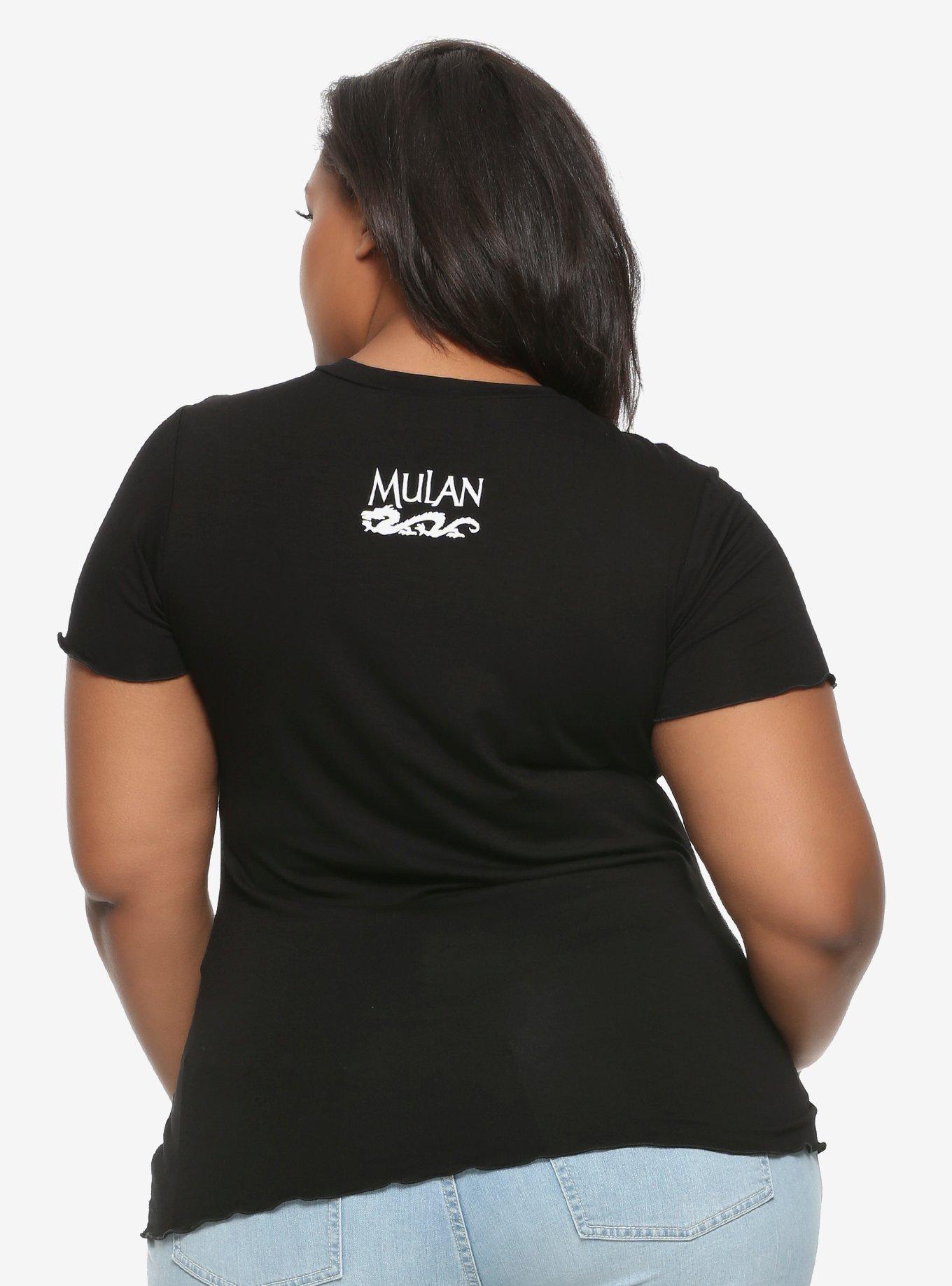 Disney Mulan Duality Lettuce Hem Girls T-Shirt Plus Size, MULTI, alternate
