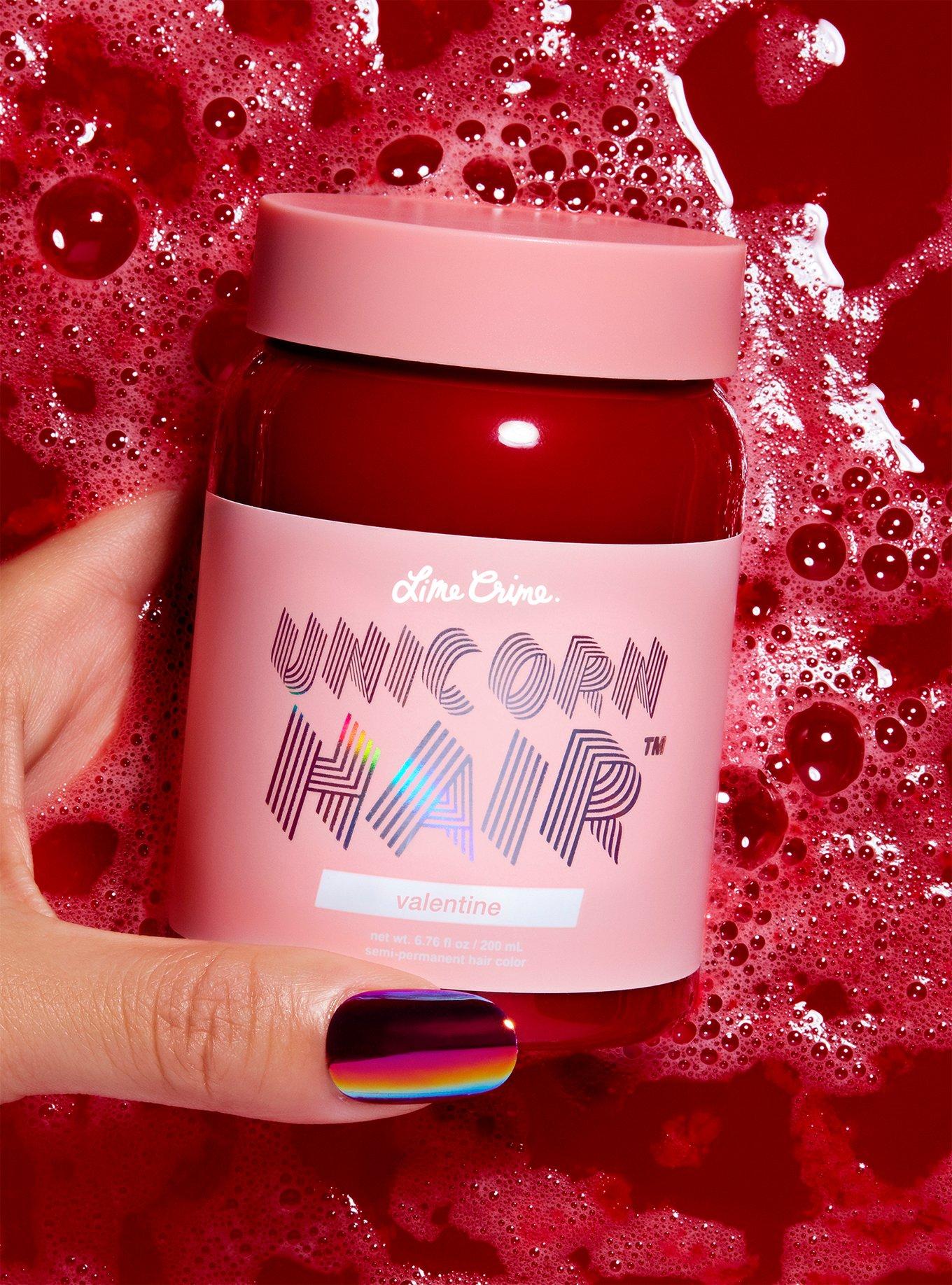 Lime Crime Unicorn Hair Valentine Semi-Permanent Hair Dye, , alternate