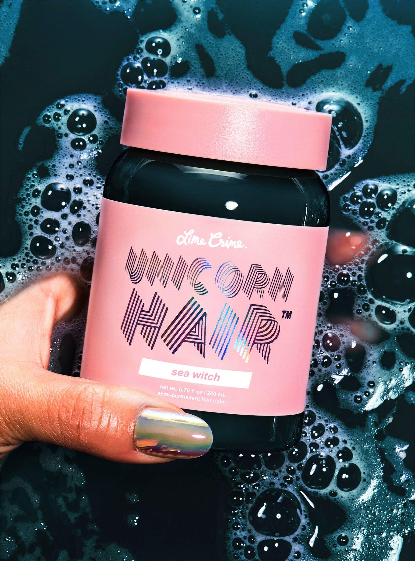 Lime Crime Unicorn Hair Sea Witch Semi-Permanent Hair Dye, , alternate