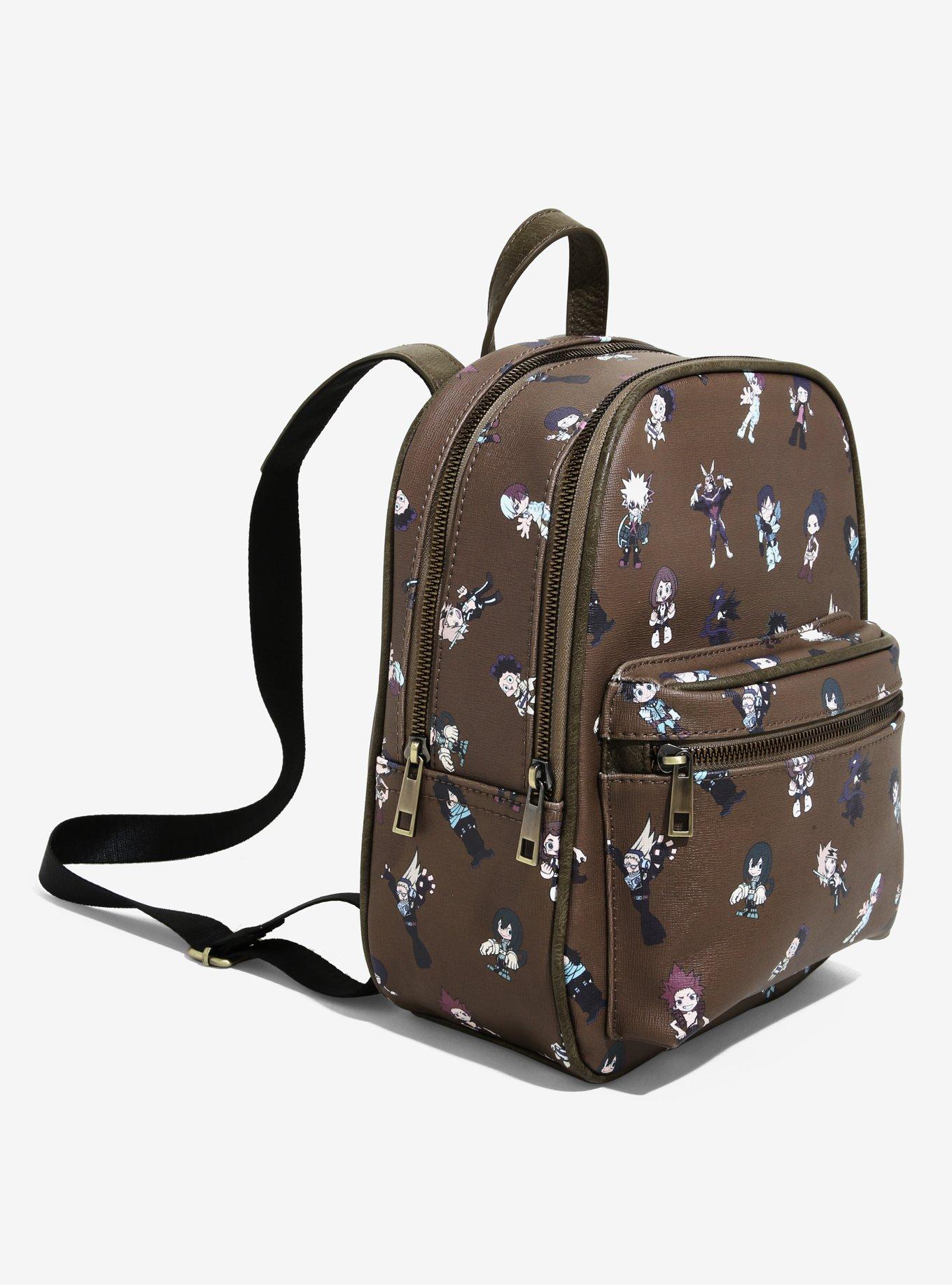 My Hero Academia Chibi Allover Print Mini Backpack - BoxLunch Exclusive, , alternate