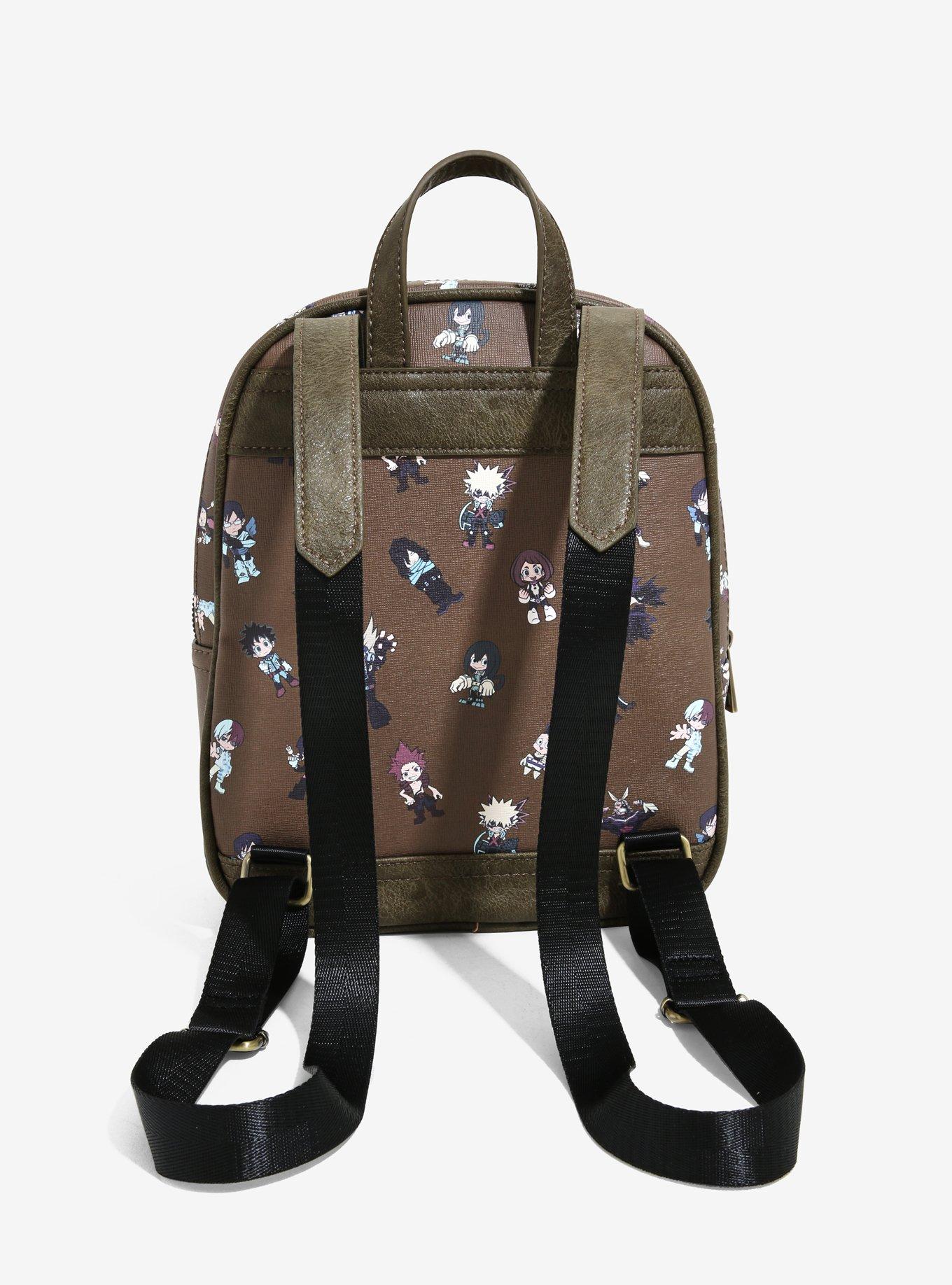 My Hero Academia Chibi Allover Print Mini Backpack - BoxLunch Exclusive, , alternate