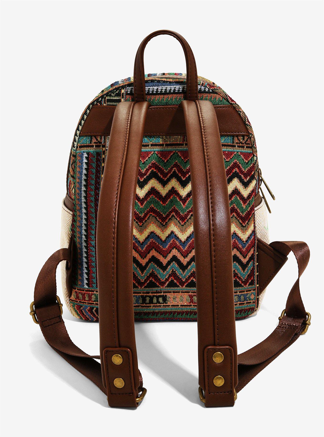 Loungefly Disney Pocahontas Woven Mini Backpack - BoxLunch Exclusive, , alternate