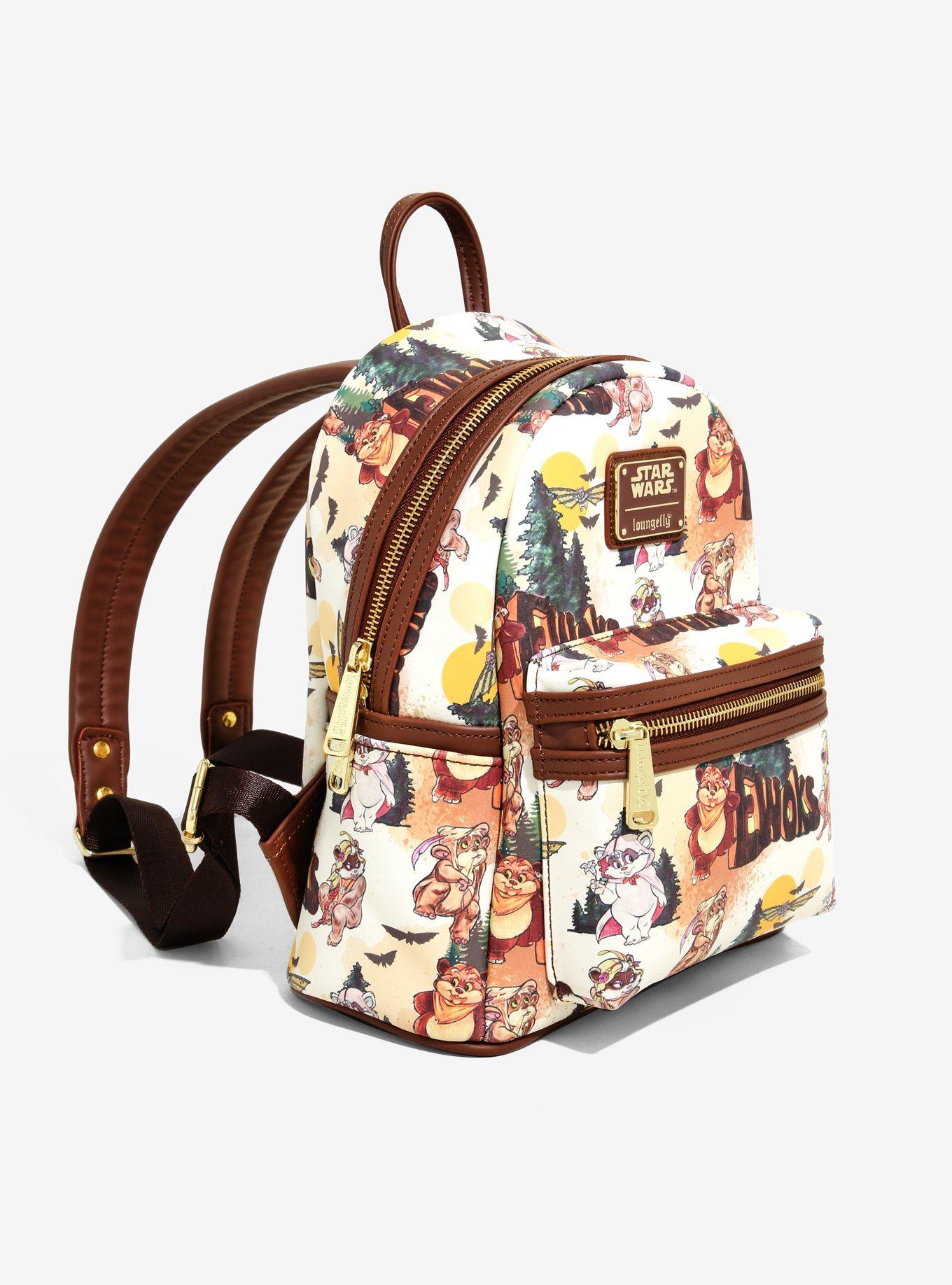 Loungefly Star Wars Cartoon Ewok Mini Backpack - BoxLunch Exclusive, , alternate