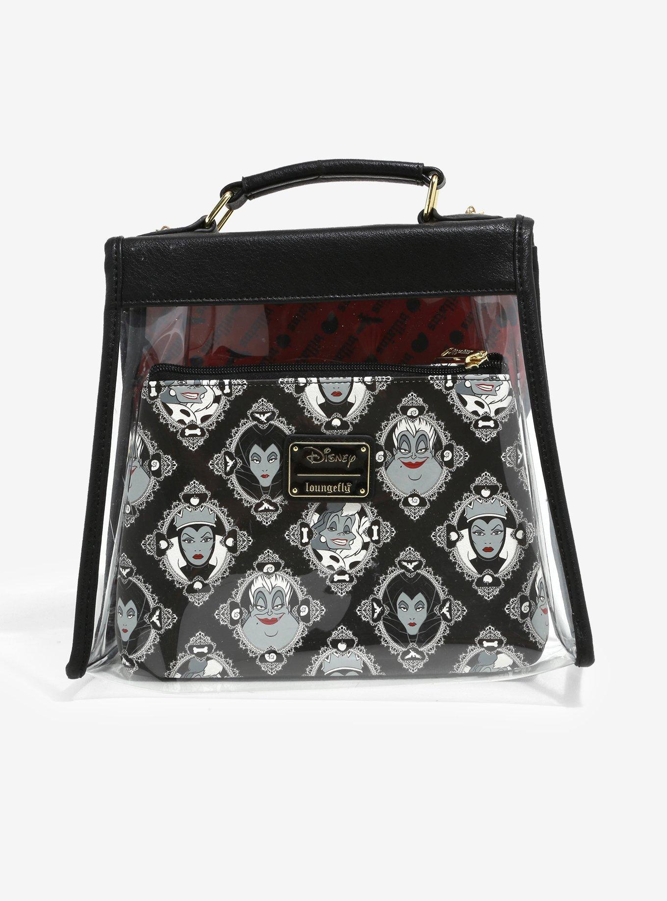Loungefly Disney Villains PVC Damask Crossbody Bag - BoxLunch Exclusive, , alternate