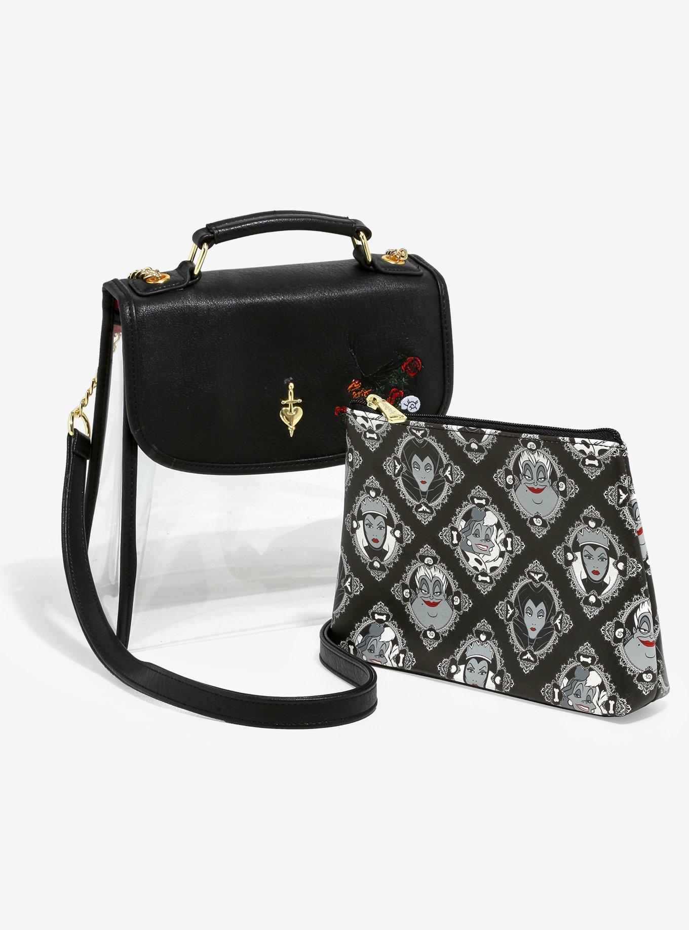 Loungefly Disney Villains PVC Damask Crossbody Bag - BoxLunch Exclusive, , alternate