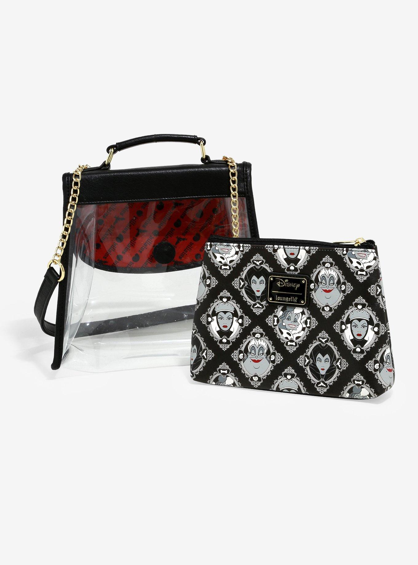 Loungefly Disney Villains PVC Damask Crossbody Bag - BoxLunch Exclusive, , alternate