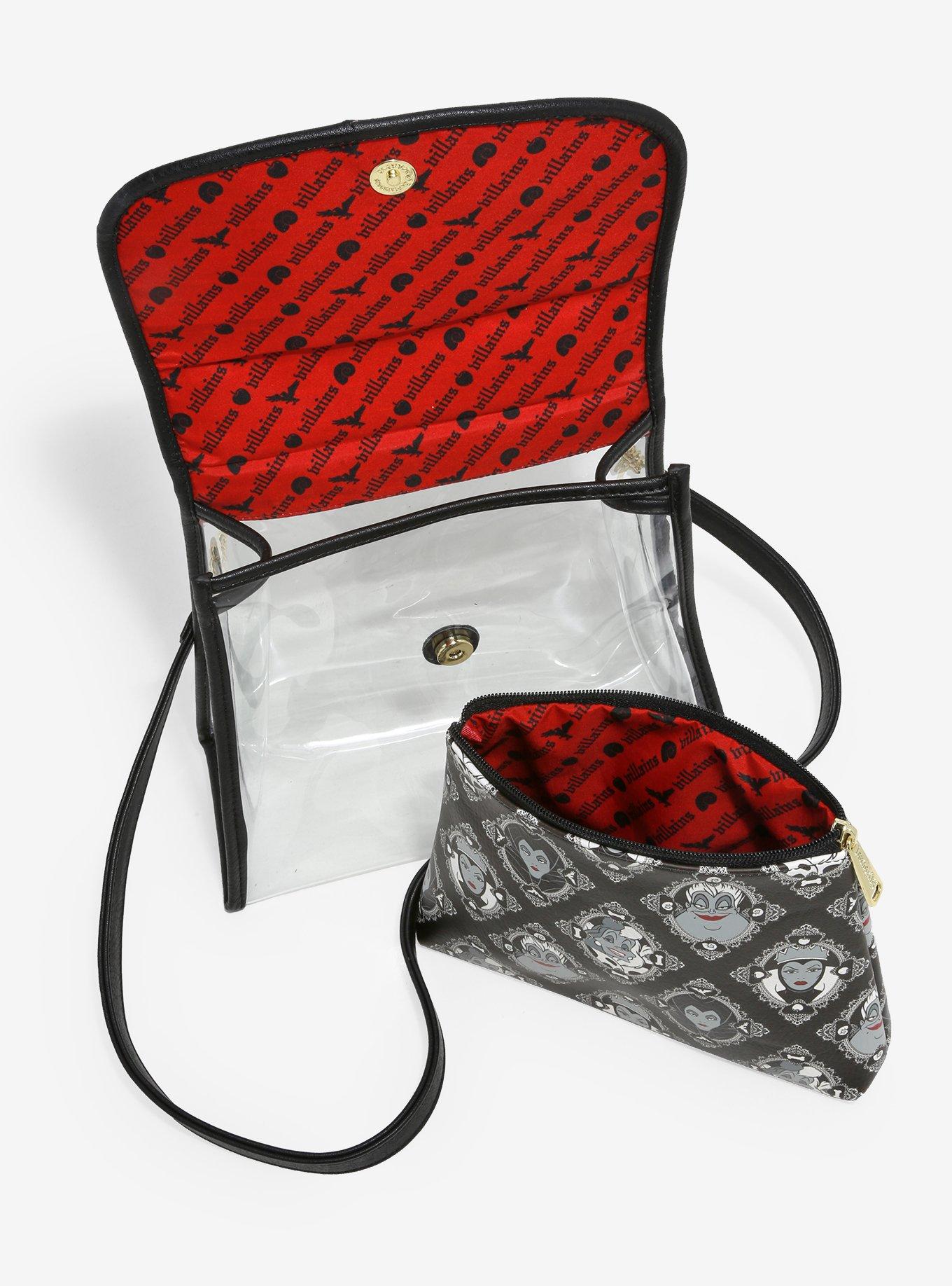 Loungefly Disney Villains PVC Damask Crossbody Bag - BoxLunch Exclusive, , alternate