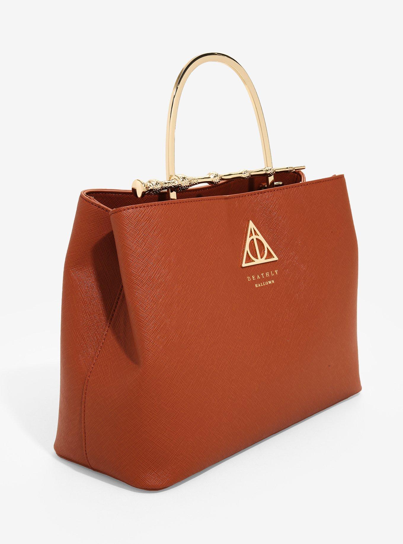 Loungefly Harry Potter Cognac Wand Handbag - BoxLunch Exclusive, , alternate