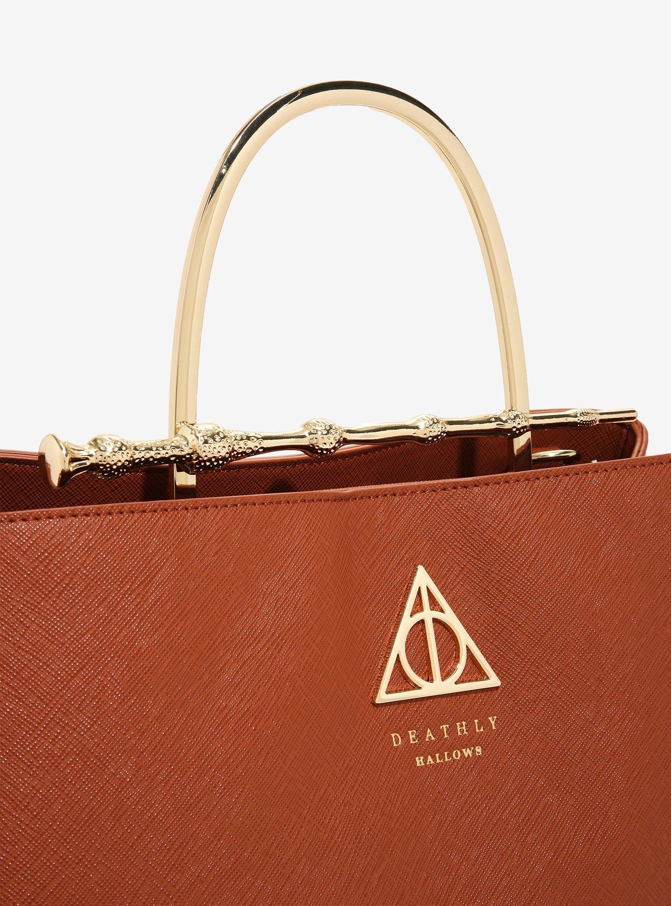 Loungefly Harry Potter Cognac Wand Handbag - BoxLunch Exclusive, , alternate