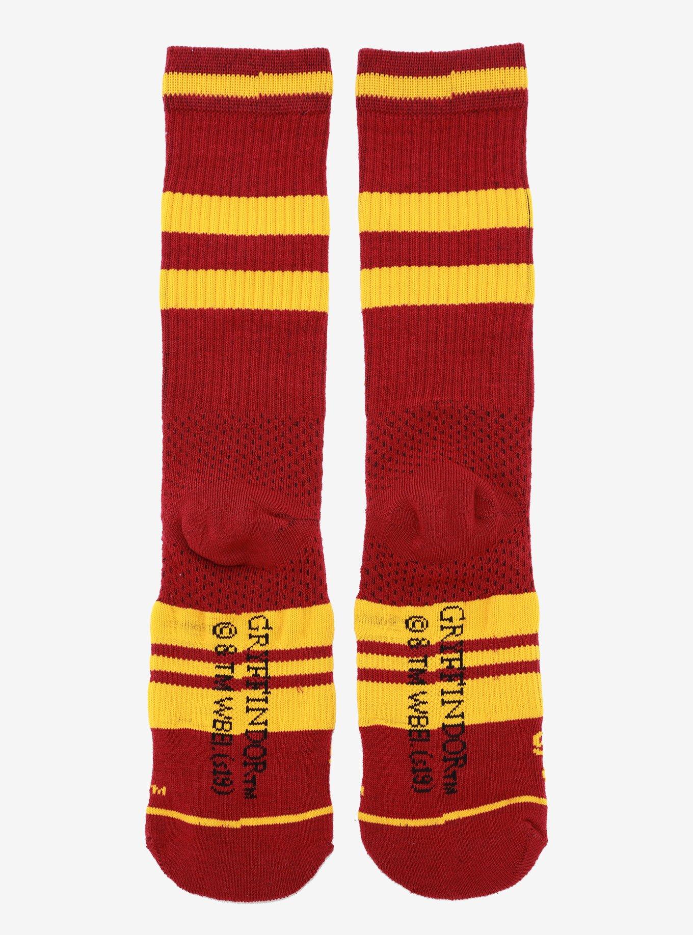Harry Potter Gryffindor Quidditch Mesh Crew Socks - BoxLunch Exclusive, , alternate