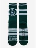 Harry Potter Slytherin Quidditch Crew Socks - BoxLunch Exclusive, , alternate