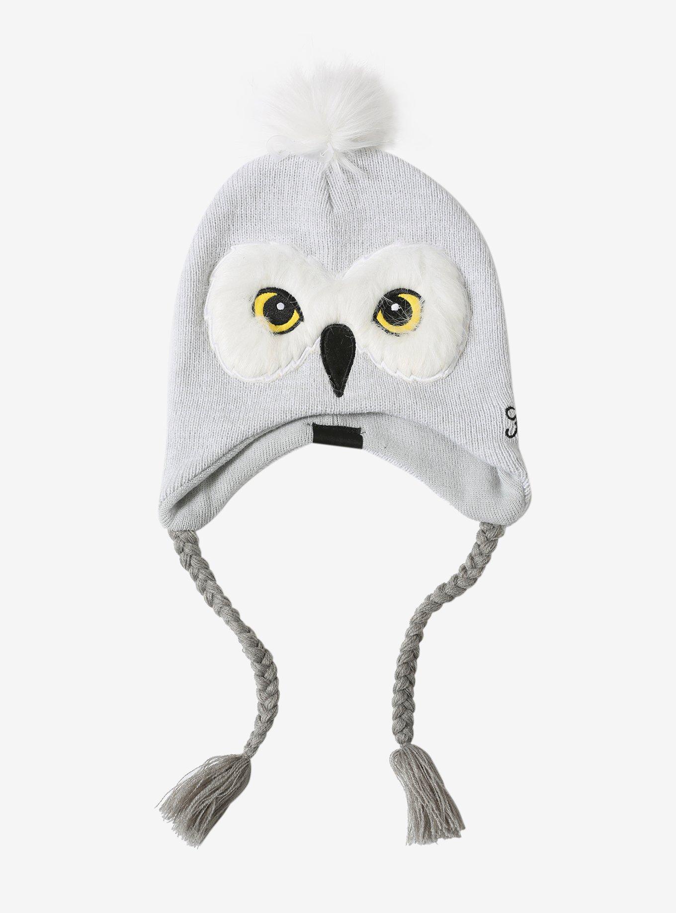 Harry Potter Hedwig Tassel Pom Beanie, , alternate