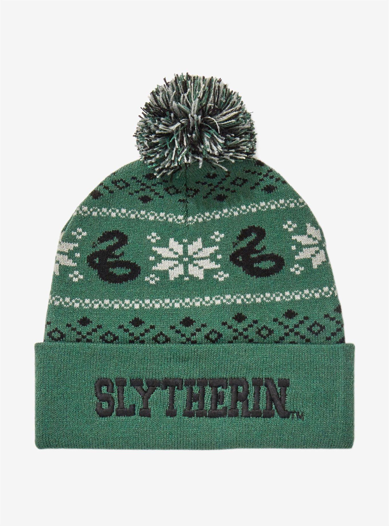 Harry Potter Slytherin Pom Beanie, , alternate