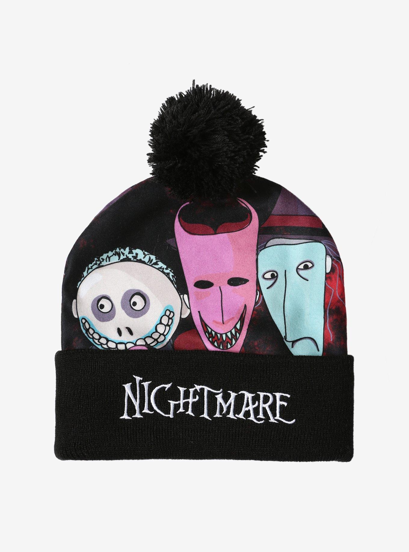 The Nightmare Before Christmas Oogie's Boys Pom Beanie, , hi-res