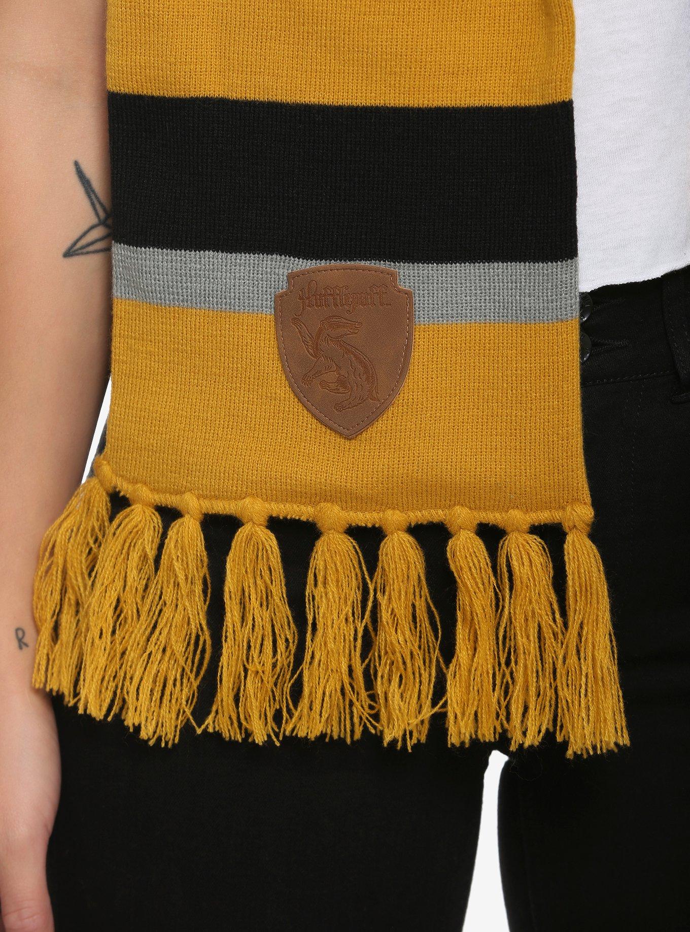 Plus Size Harry Potter Hufflepuff House Knit Scarf, , alternate