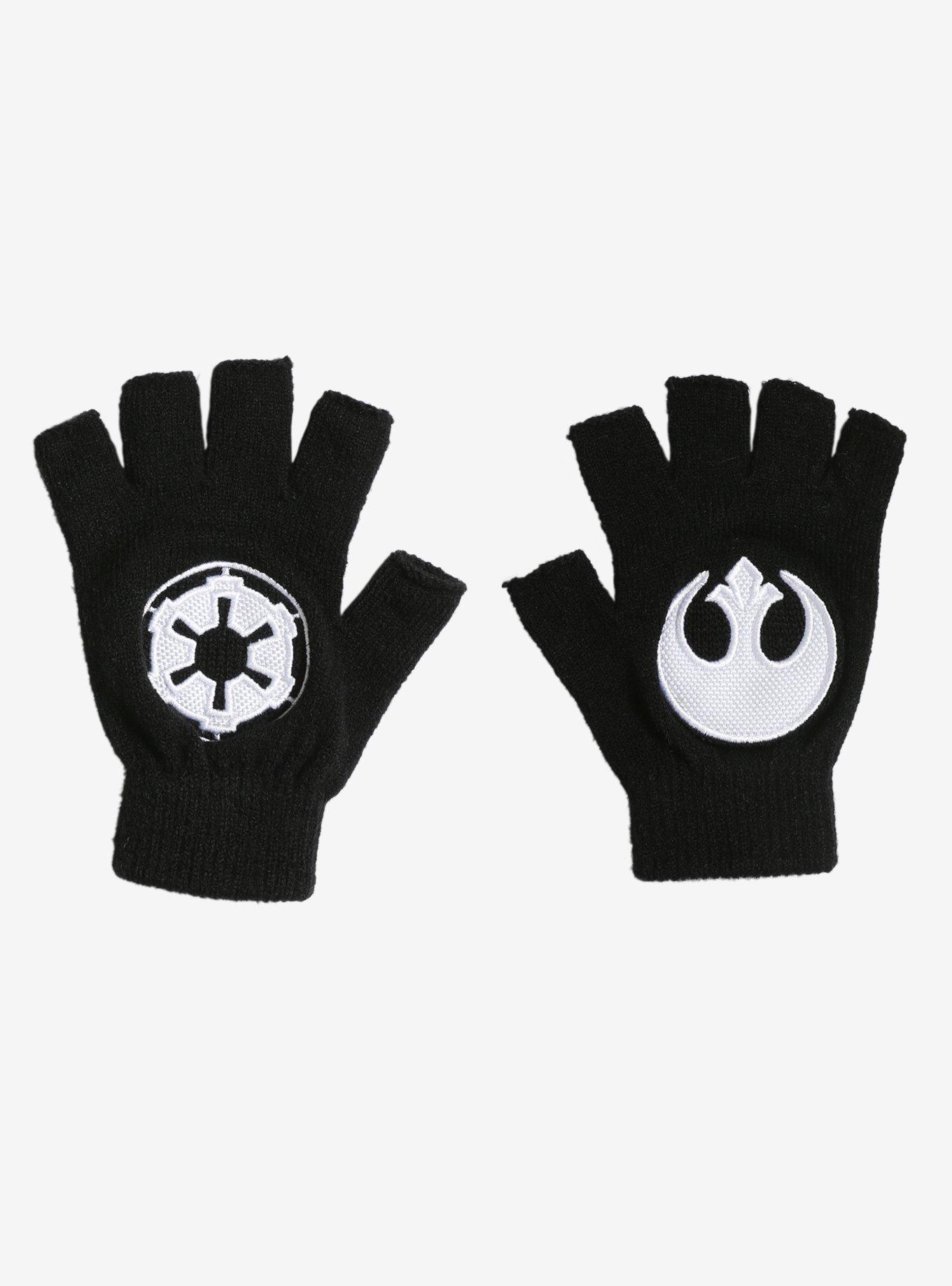 Star Wars Rebel Alliance/Galactic Empire Fingerless Gloves, , alternate