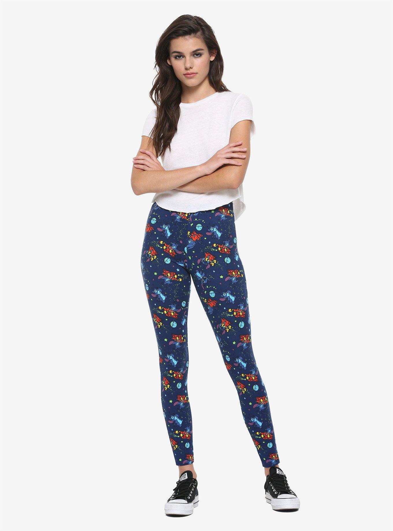 Disney Lilo & Stitch Experiment 626 Leggings, MULTI, alternate