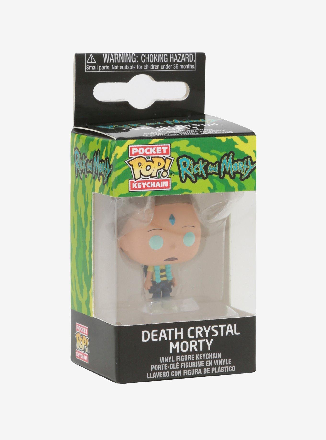 Funko Pocket Pop! Rick and Morty Death Crystal Morty Vinyl Keychain, , alternate