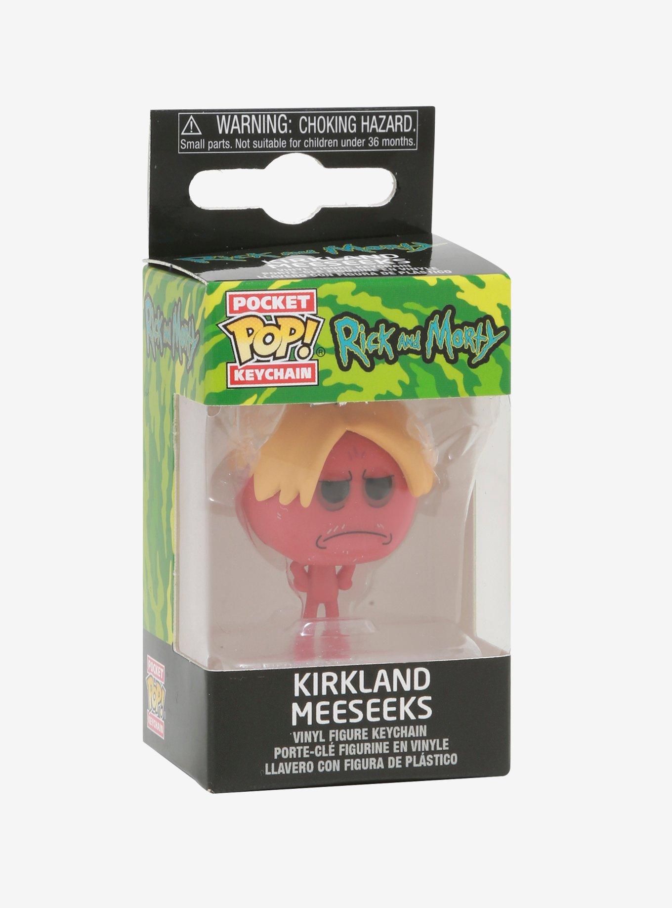 Funko Pocket Pop! Rick and Morty Kirkland Meeseeks Vinyl Keychain, , alternate