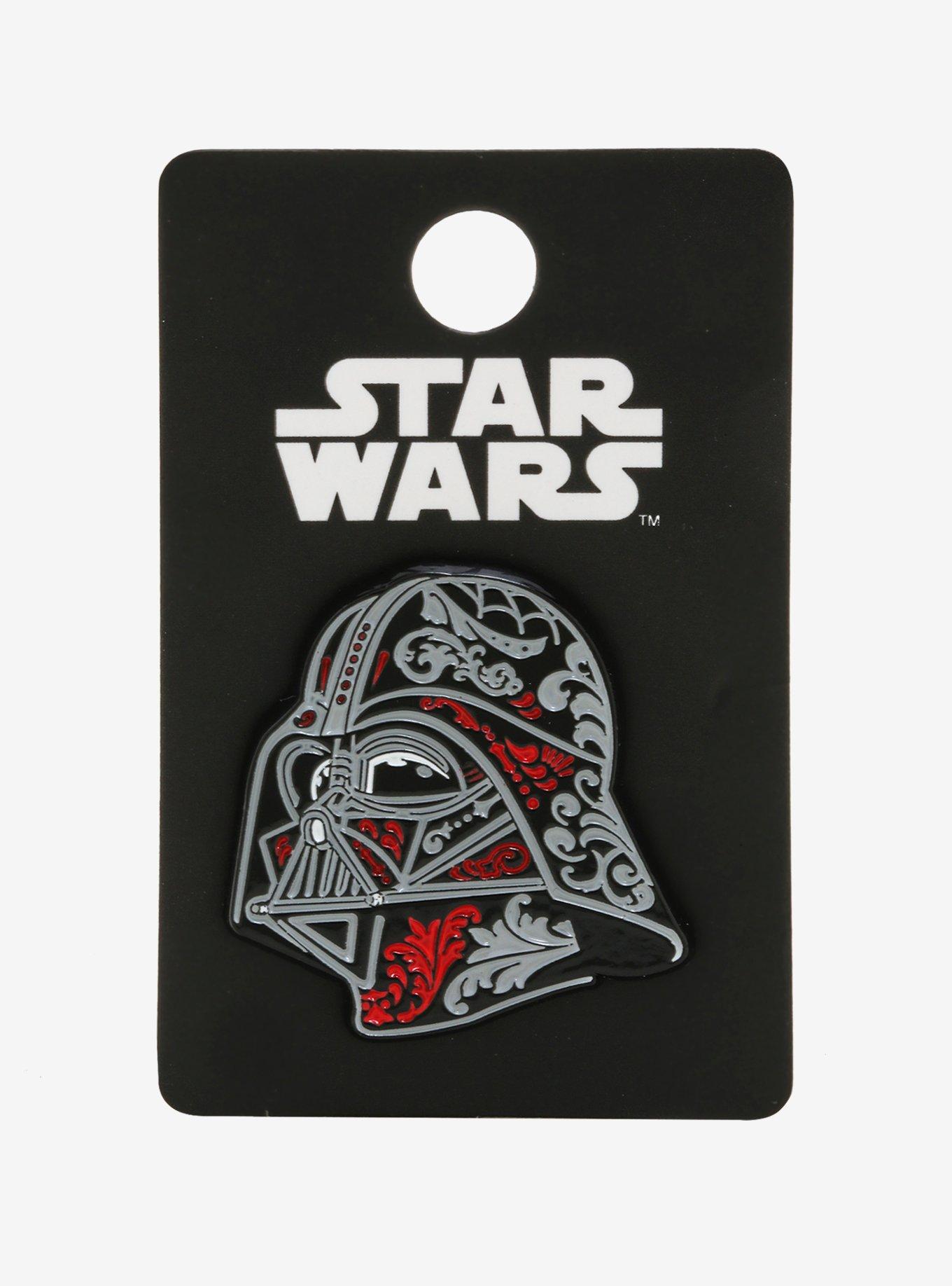 Star Wars Darth Vader Sugar Skull Enamel Pin, , alternate