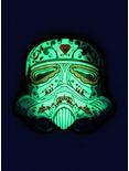 Star Wars Stormtrooper Sugar Skull Glow-In-The-Dark Enamel Pin, , alternate