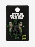 Star Wars Darth Vader Stormtrooper Skeleton Glow-In-The-Dark Enamel Pin, , alternate