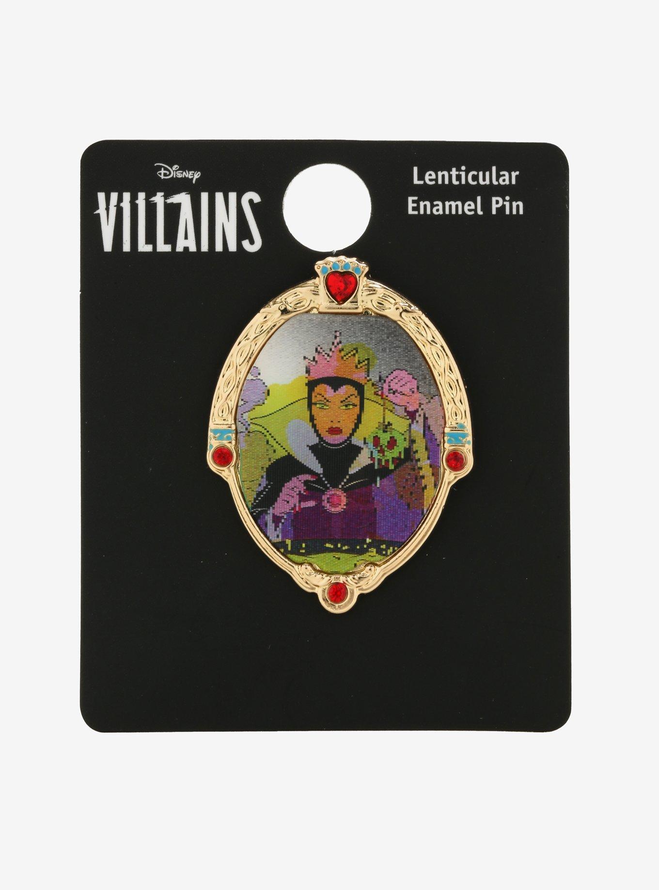 Loungefly Disney Snow White and the Seven Dwarfs Evil Queen Lenticular Enamel Pin - BoxLunch Exclusive, , alternate