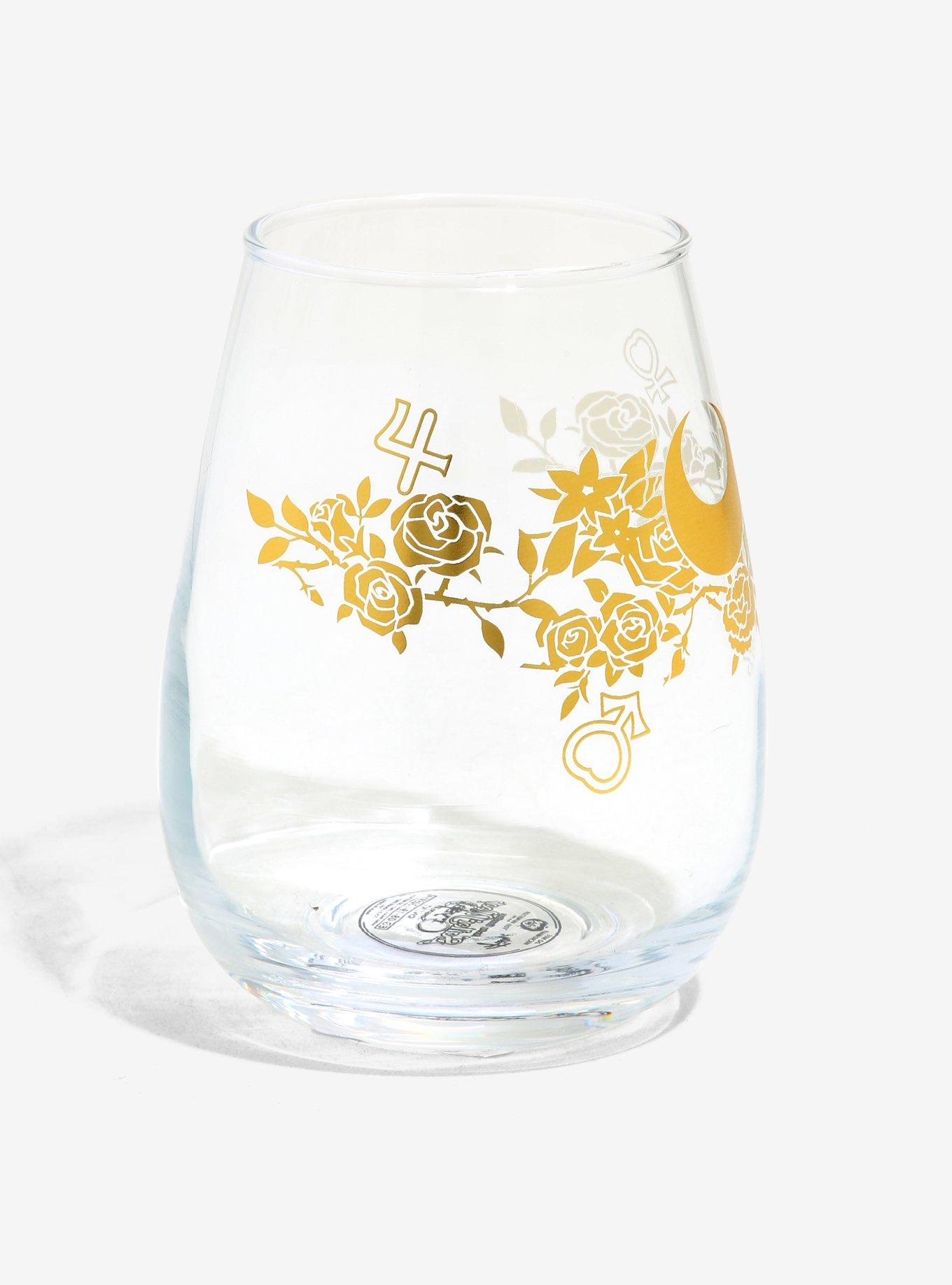 Sailor Moon Rose Stemless Glass - BoxLunch Exclusive, , alternate